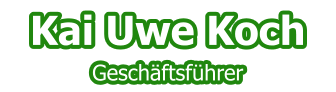 Kai Uwe Koch Geschäftsführer